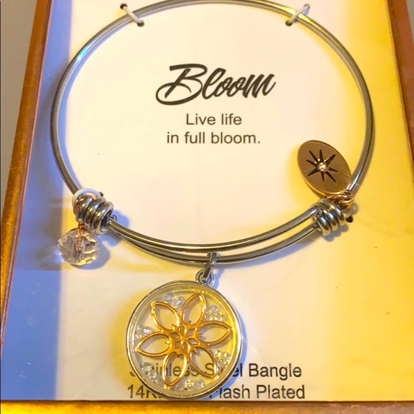Believe by Brilliance Jewelry - Steel Crystal Beautiful Bangle